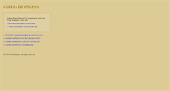 Desktop Screenshot of greghopkins.net